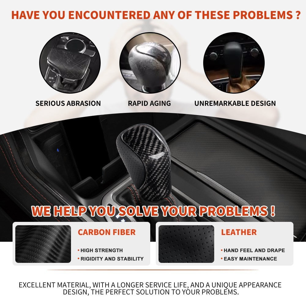 100% Carbon Fiber Gear Shift Knob for Lexus ES350 GS350 GX IS300 NX300 RC RX450