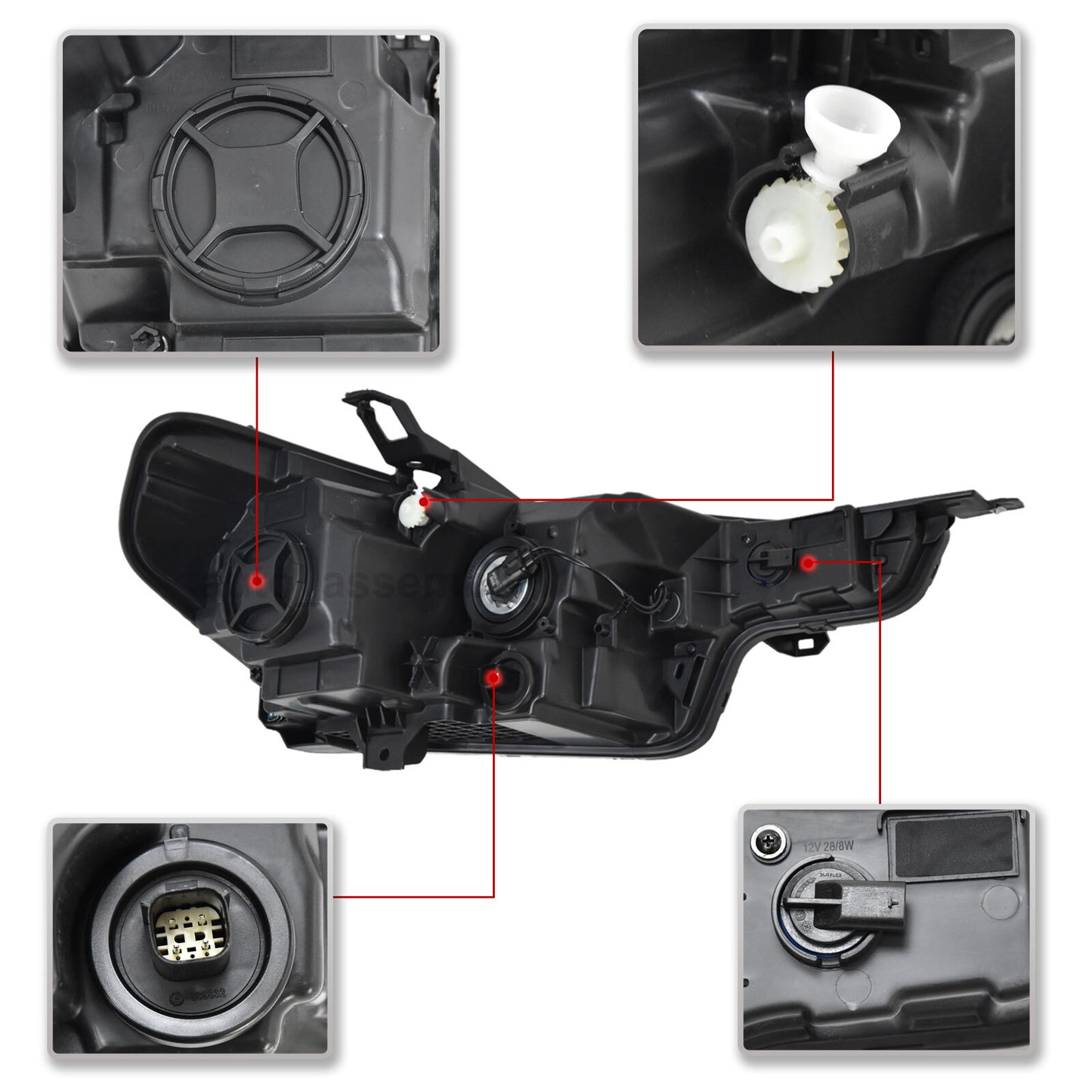 for Chevrolet Colorado 2023 2024 2025 Right Passenger Halogen Headlight 85045267