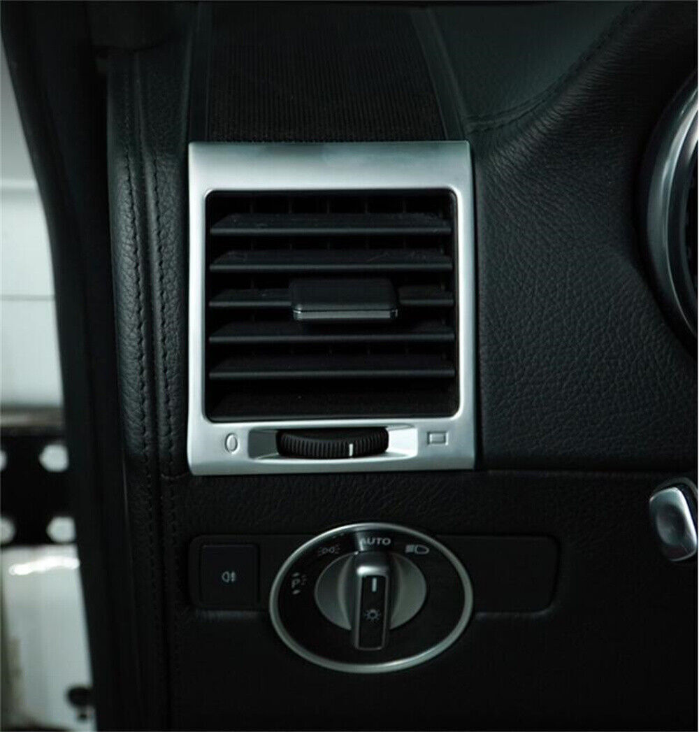3¡ÁSilver ABS Center Side Air Vent Outlet Trim for Benz G Class W463 G500 2004-11