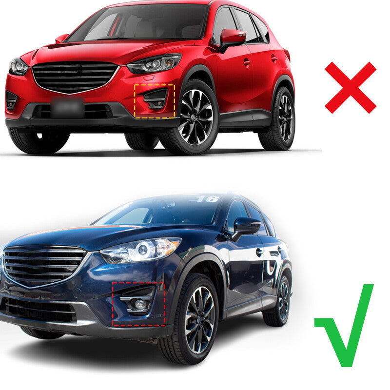 2pcs for Mazda CX-5 2013-2016 Front Bumper Bezels Fog Light Cover Fog Lamp Frame