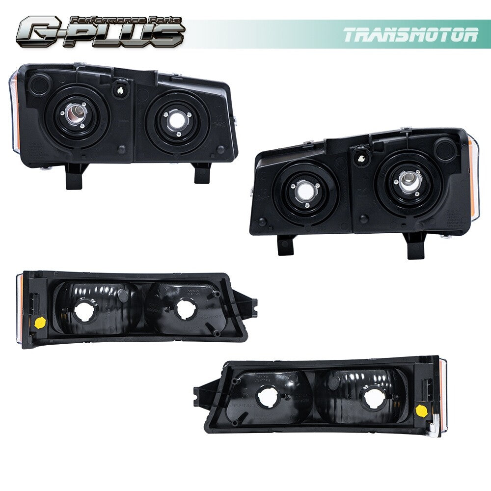 Suitable for 03-06 for Chevrolet Silverado 1500 2500 with clear/amber headlights and taillights.