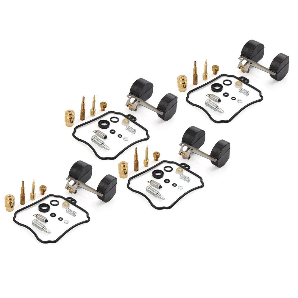 4 Sets Carburetor Carb Repair Rebuild Kits for YAMAHA XVZ13A Royal Star XVZ13AT
