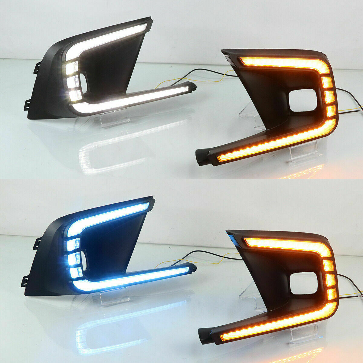 2-pack of LED fog lights, daytime running lights, and headlights (DRL) for 2022-2023 for Honda for Civic .