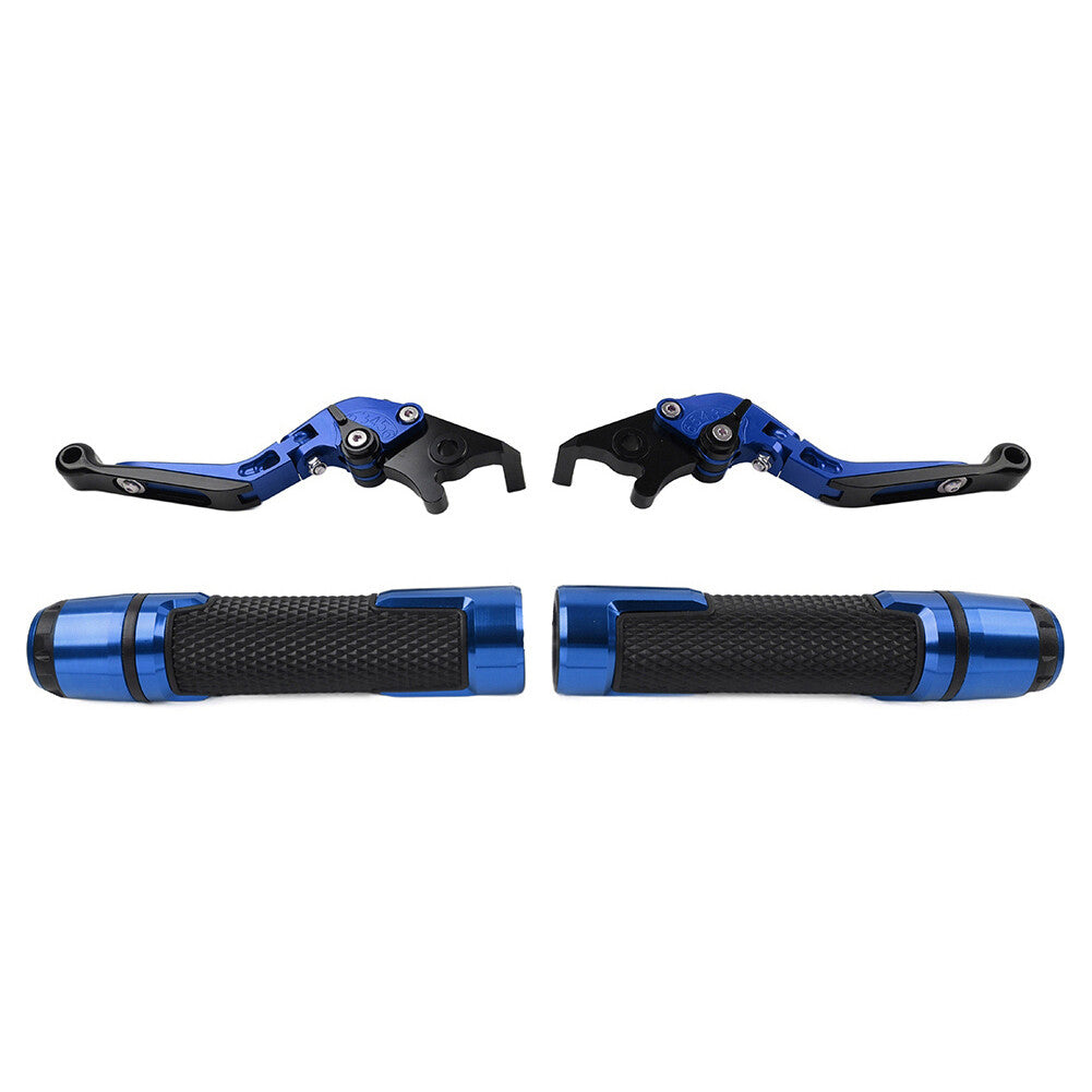 Folding Extendable Brake Clutch Levers Handlebar Grips Kit for Honda CBR1000RR