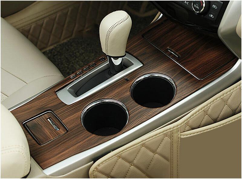 for Nissan Teana Altima 2013-2015 Wood Grain Central Console Gear Shift Panel