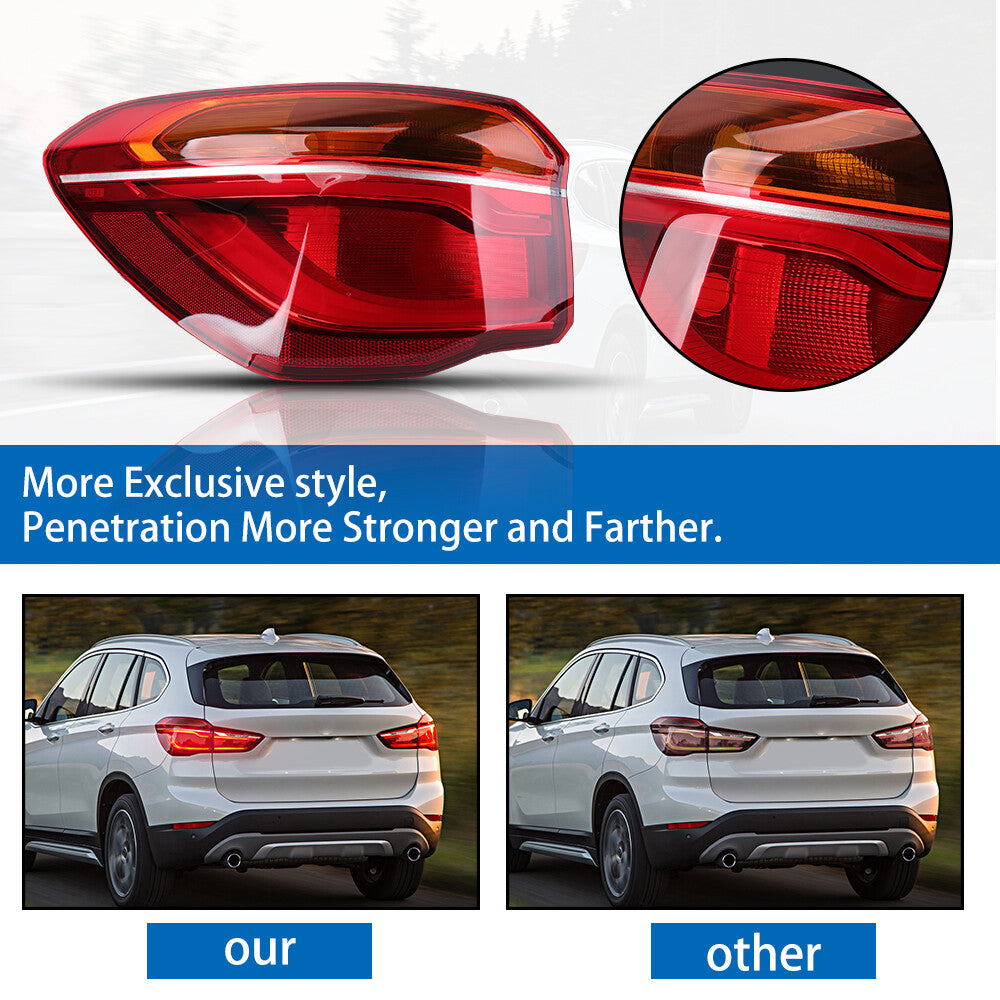 Für for BMW X1 F48 2015-2019 Heckleuchte Rückleuchten Rücklicht Links 63217350711