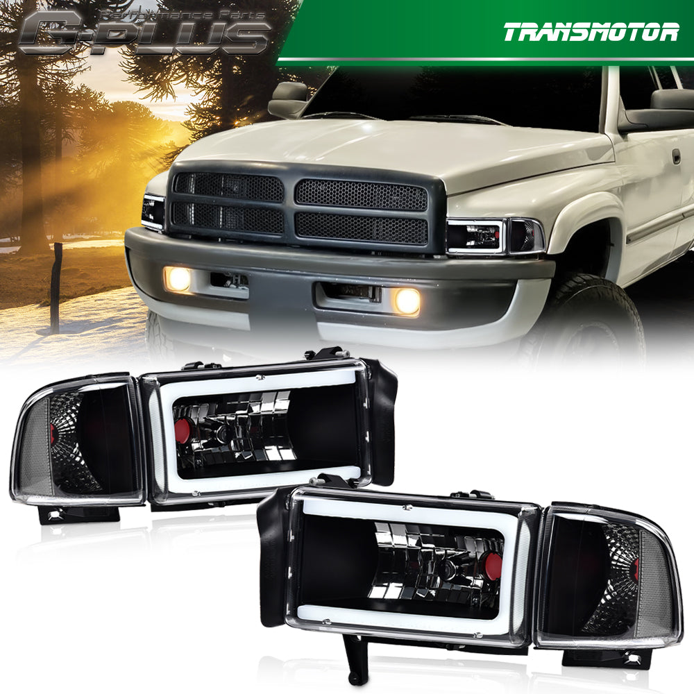LED headlight tubes/strips suitable for 94-02 for Dodge for Ram 1500 2500 3500
