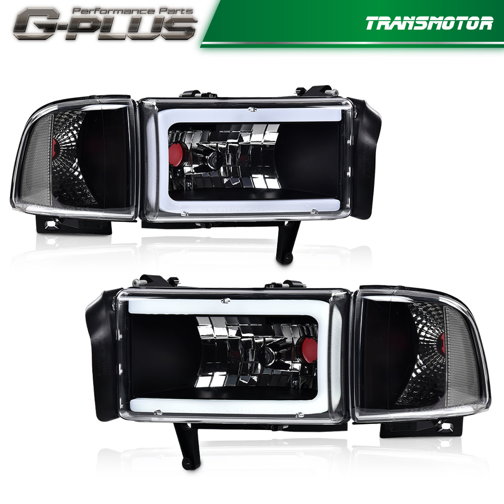 LED headlight tubes/strips suitable for 94-02 for Dodge for Ram 1500 2500 3500