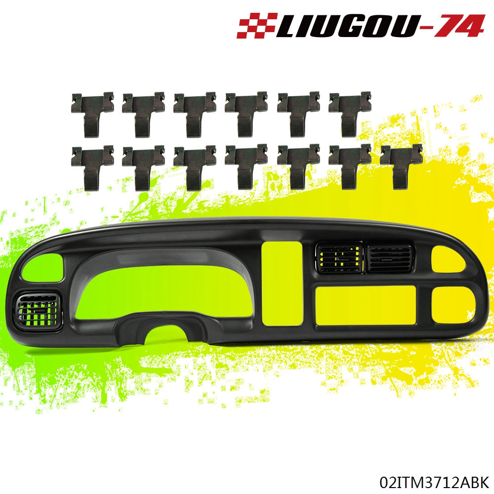 Suitable for 1998-02 for Dodge for Ram 1500-3500 N dashboard bezel cover with vents.