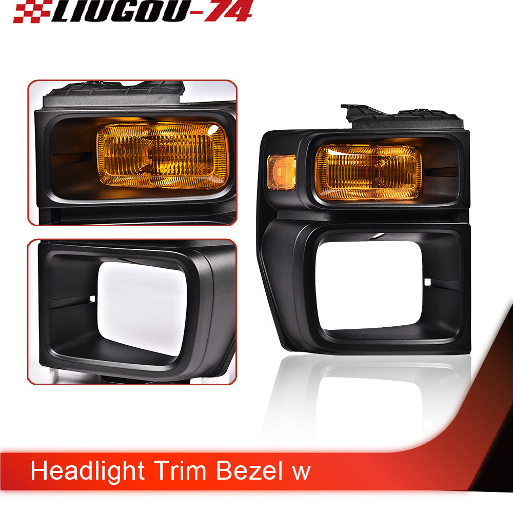 Headlight trim with parking turn signal, suitable for passengers on the right-hand side, E150