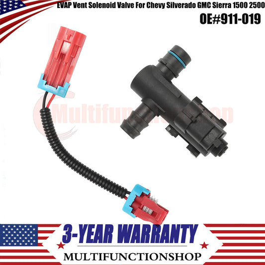 EVAP Vent Solenoid Valve for 911 -019 for Chevy Silverado for GMC for Sierra 1500 2500 US