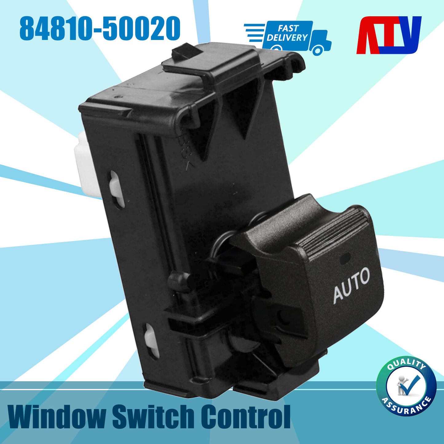 Left Driver Back Side Door Power Window Control Switch for LEXUS LS460 2007-2013