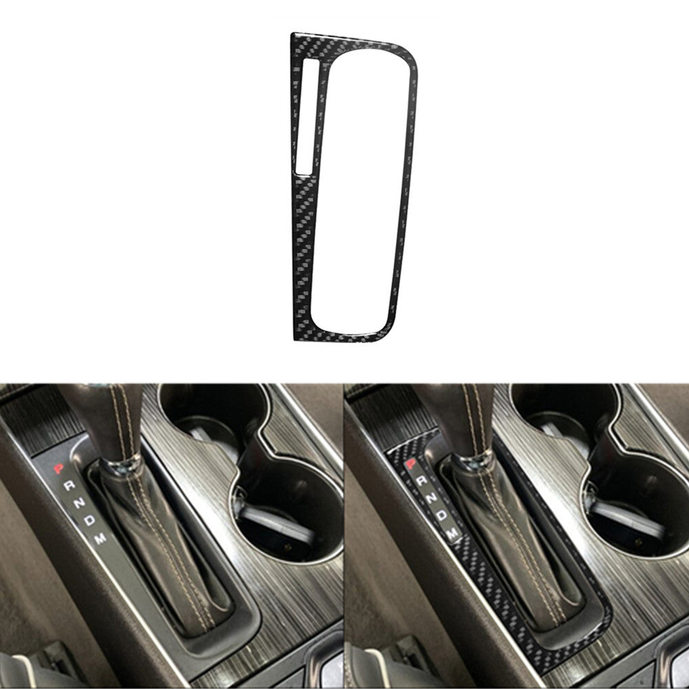 Gear Shift Lever Frame Panel Trim Cover Carbon Fiber for Chevy Impala 2014-2020