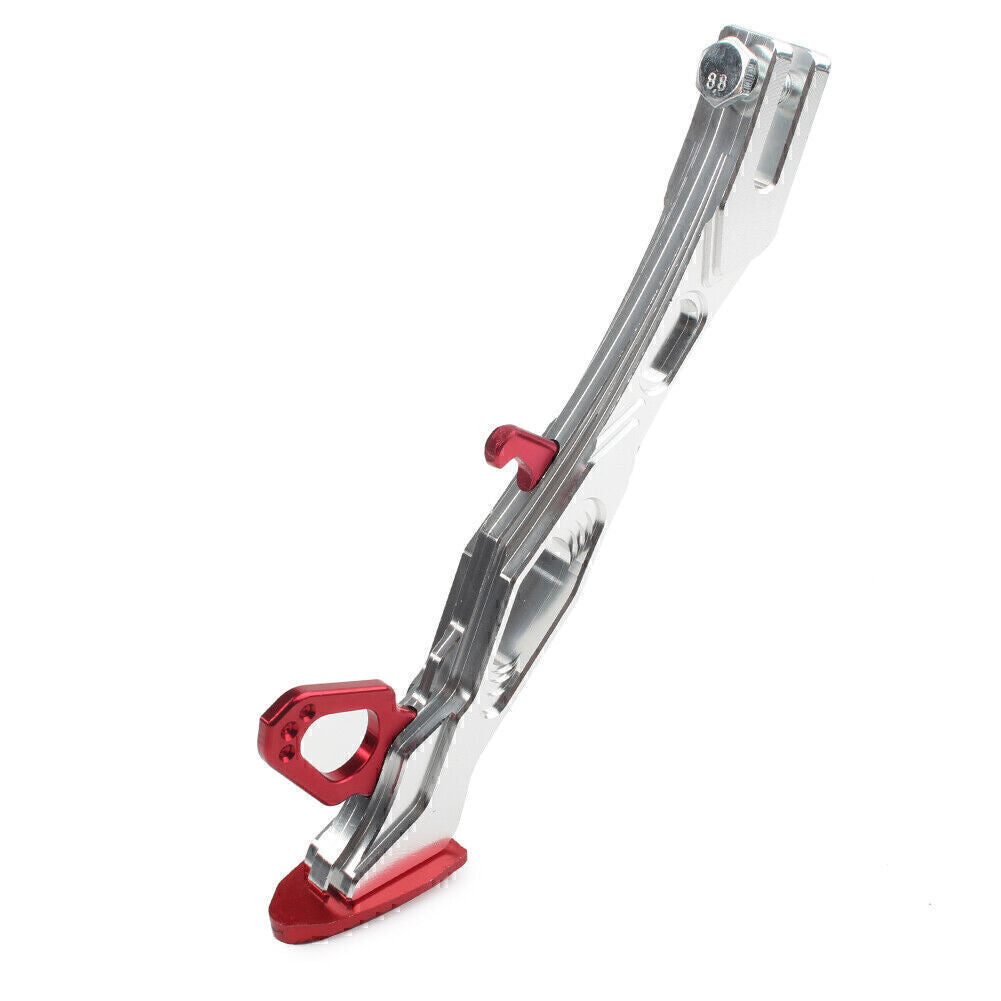 Universal Motorcycle CNC Foot Side Stand Support Leg Kickstand for Honda Red