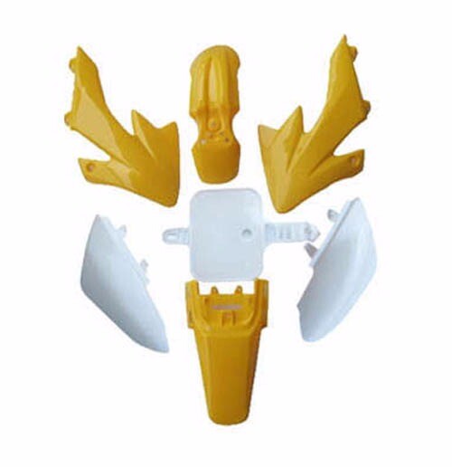 Yellow Plastics Sticker Kit  for Seat for Honda CRF50 Atomik Dirt Bike 110cc 125cc
