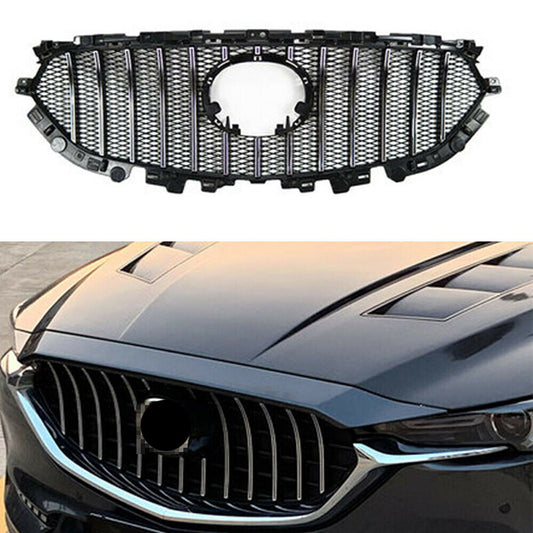 for Mazda CX-5 CX5 2017-2021 Factory style Front Grille Mesh Grill Vent Trim Bar