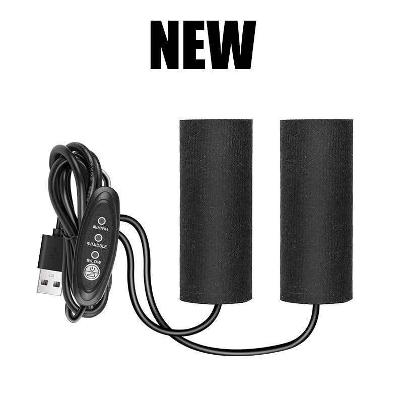 1 Set Anti-slip Motorcycle Intelligent Heated Grips Heating Handle Cover Warmer