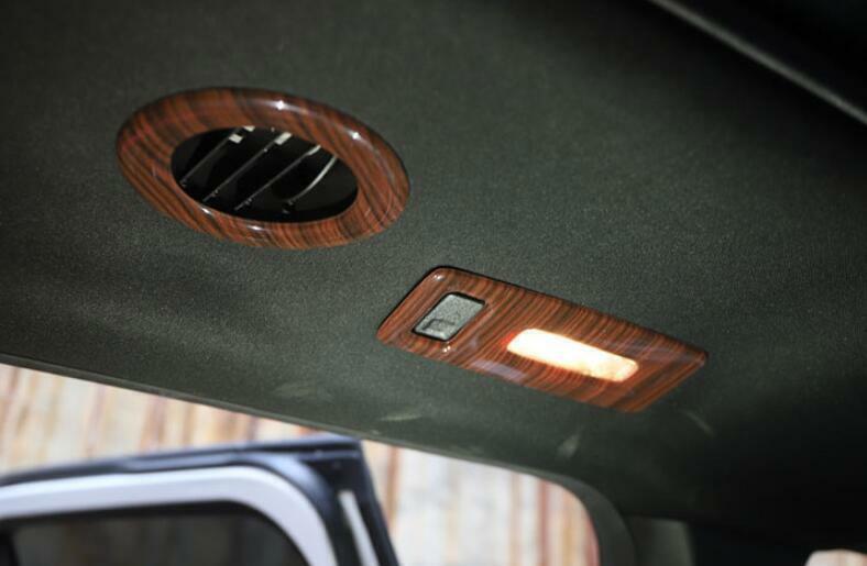 Fit for Ford Explorer 2011-2019 Wood Grain Car Car Roof Air Outlet Vent Trim 7
