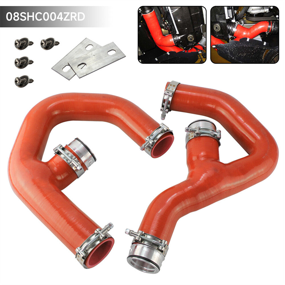 Silicone Turbo Pipe Hose w/Fittings for GOLF MK5-MK6 MKV GTI 2.0 FSi T 06-09 RD