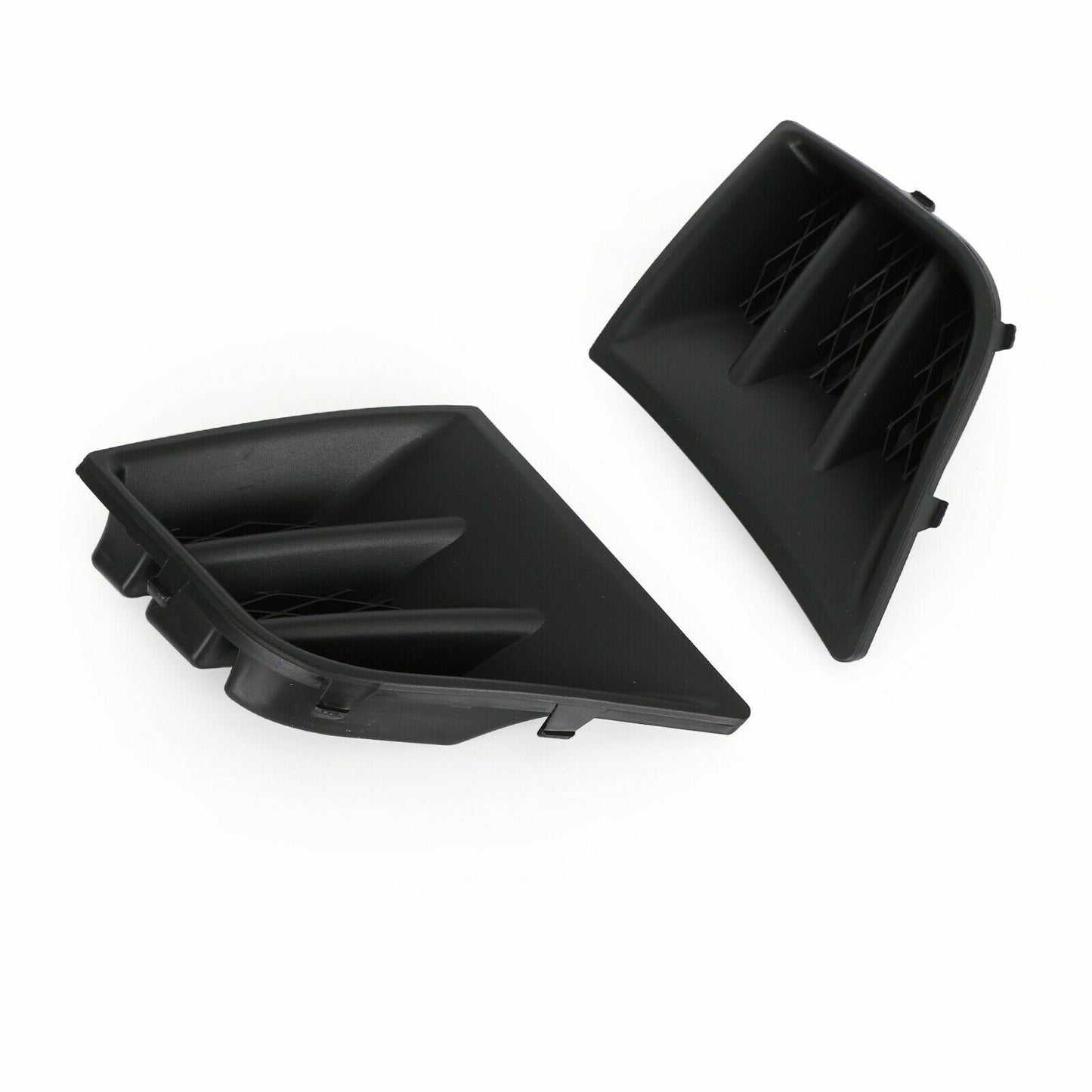 Suitable for Peugeot 107 models from 2009, 2010, 2011, and 2012, featuring dual front bumper fog grilles without light vents.