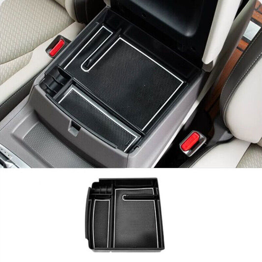 for Kia Carnival 22-24 Inner Console Armrest Storage Box Black Organizer Tray 1X