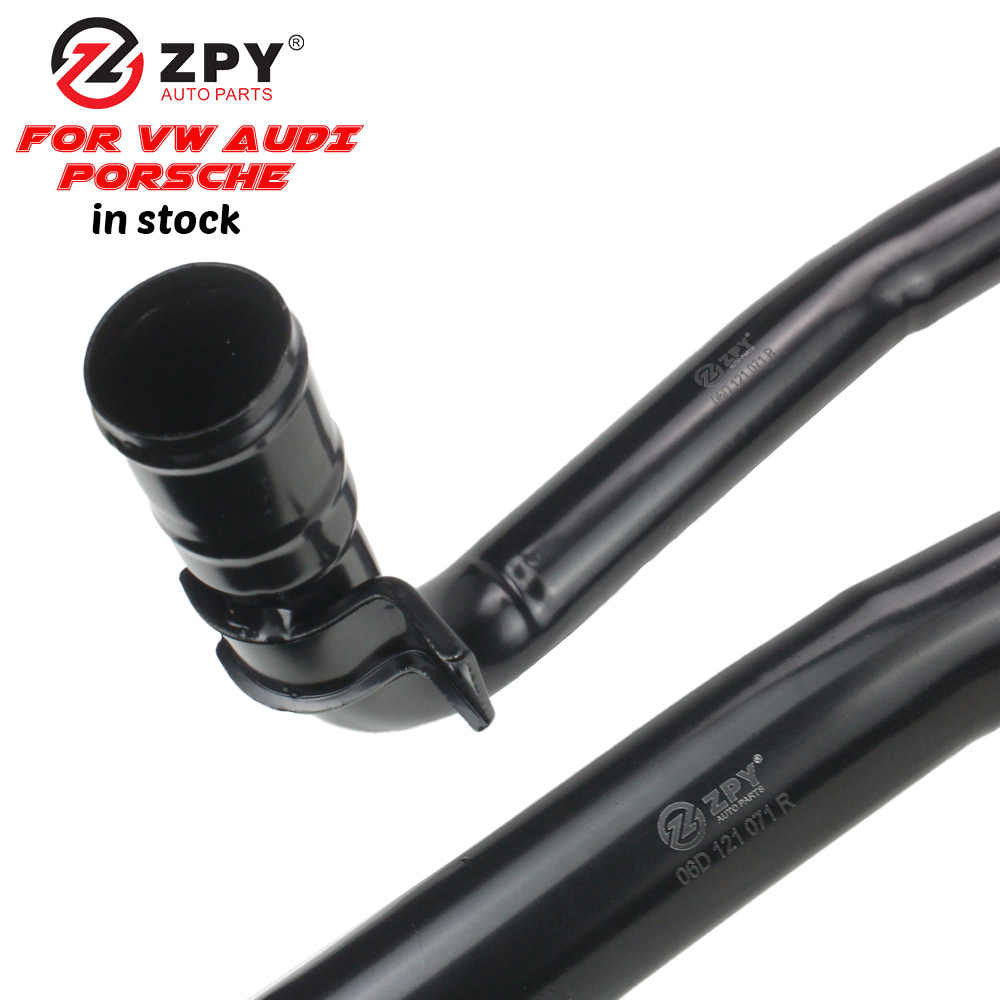 ZPY for Audi A4 B7 B8 A6 C6 for Seat EXEO 2.0 TFSI Engine Coolant Pipe 06D121071R