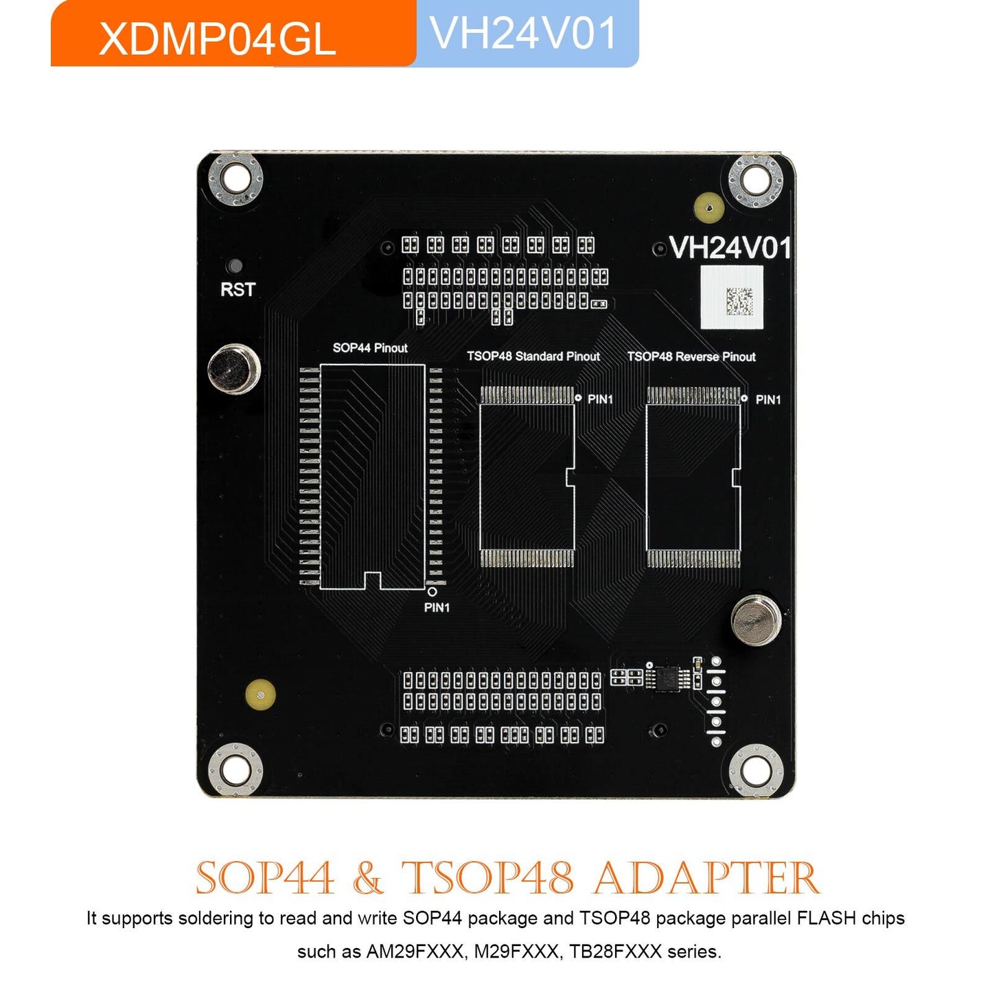 Multi-Prog Programmer Adapter XDMP04GL VH24 +XDMP05GL +XDMP06GL +XDMP07GL
