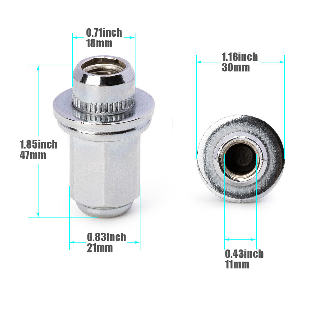90942-02049 for Toyota for Corolla for Camry Tacoma for Lexus GX460 Wheel Lug Stud+Lug Nut