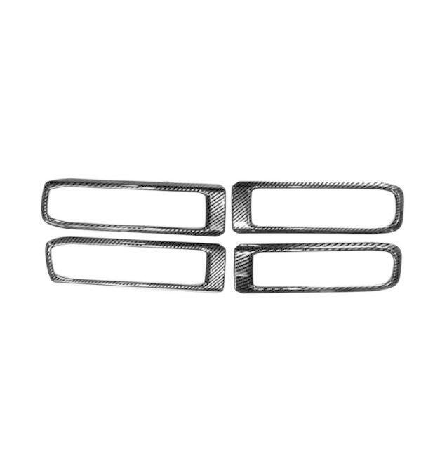 for Ford Explorer 2020-2022 Carbon Fiber Interior Door Handle Cover Trim 4PCS