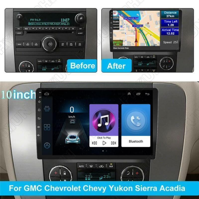 GPS 2G+32GB for GMC for Buick Enclave for Hummer H2 10.1 Android 10.1 Stereo Radio