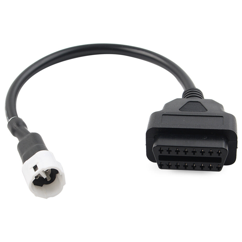3Pin to 16Pin OBD2 Diagnostic Scanner Adapter Cable for YAMAHA YZF-R125 MT-125