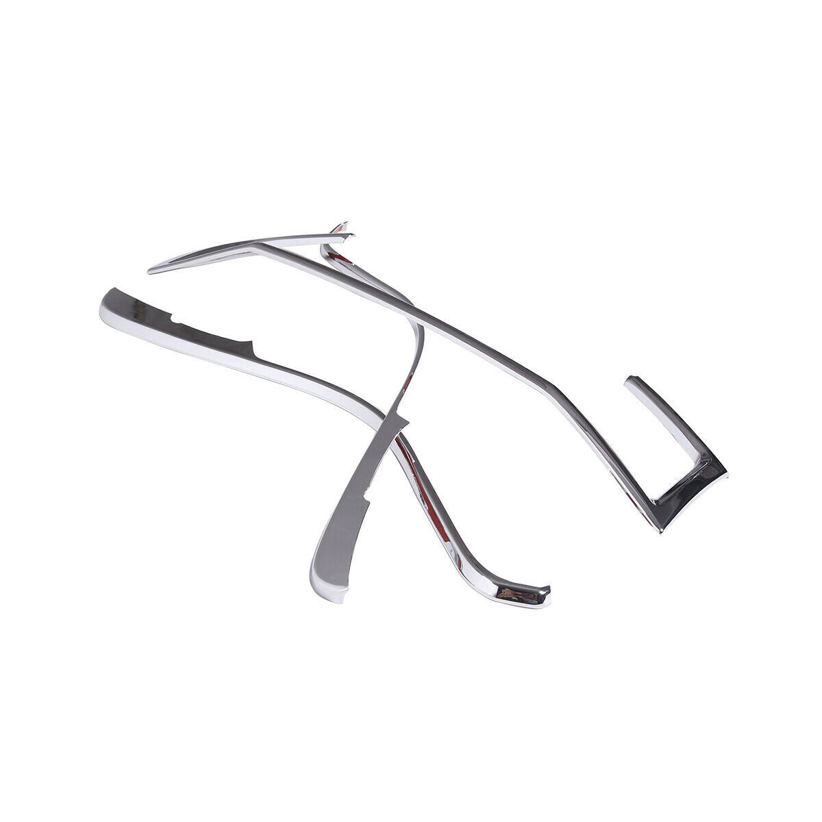 For Toyot@ Alphard 2011-14 Central Control Air Vent Outlet Panel Trim ABS Chrome