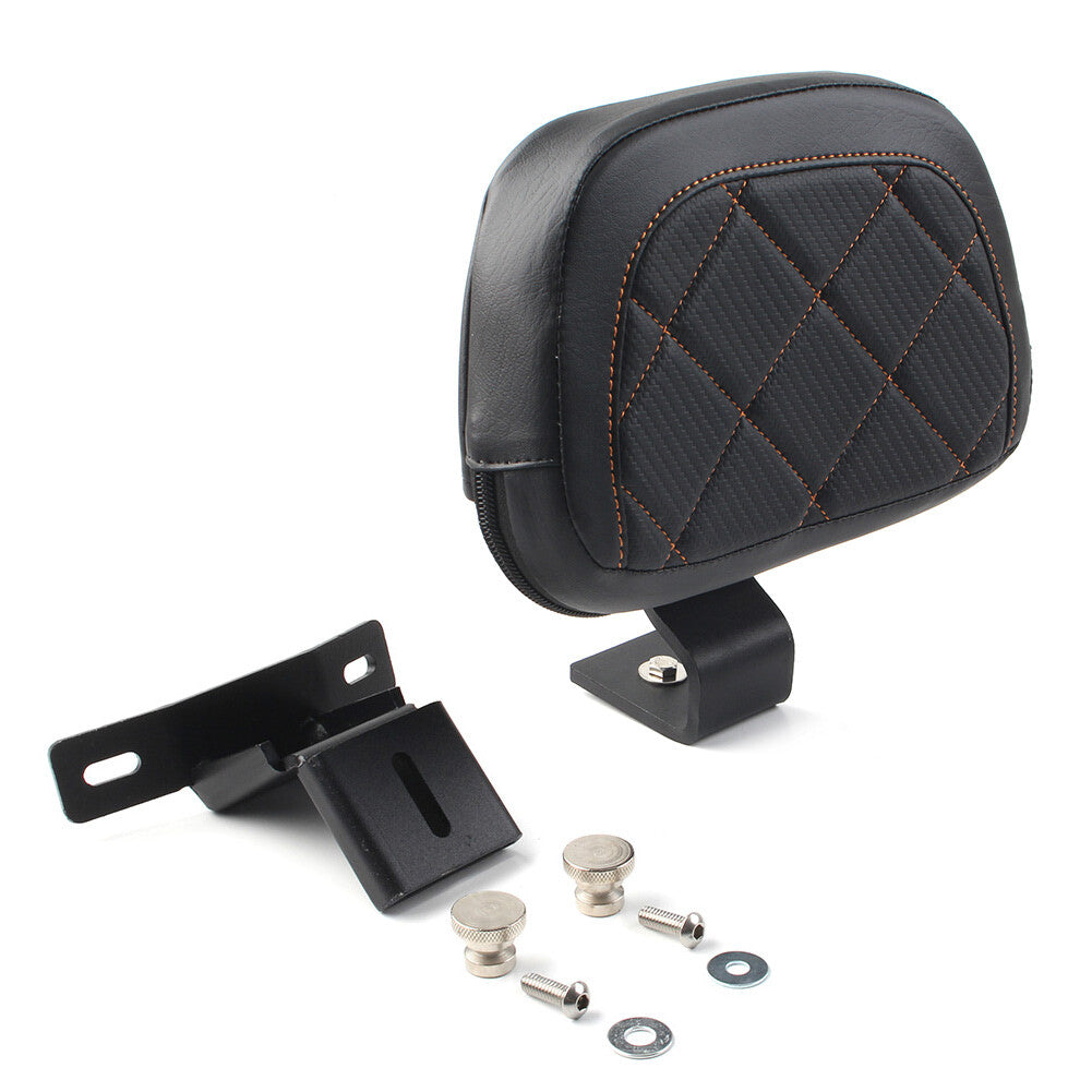 Front Driver Rider Backrest Pad for Harley Touring CVO Road Electra