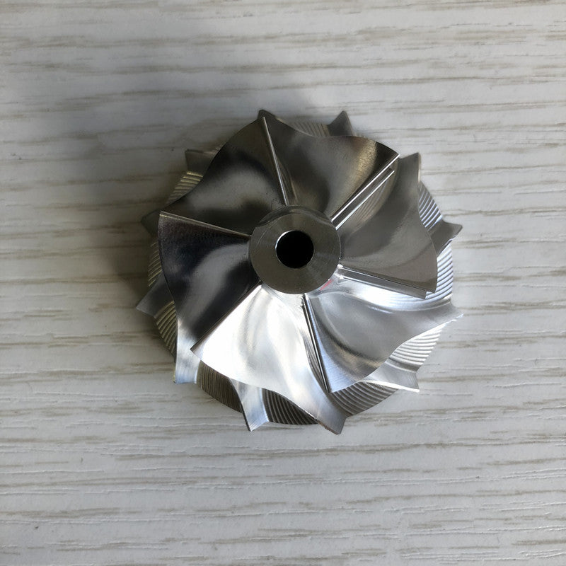 TF035 14G 39.40/50.97mm 6+6 Blade Performance Billet Compressor Wheel