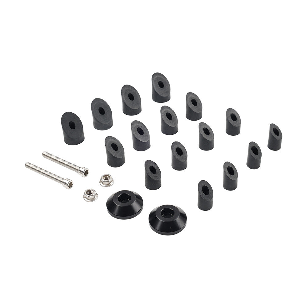 Motorcycle 7/8 1 Handlebar Grips Handle Bar End Cap Silder Plug Black