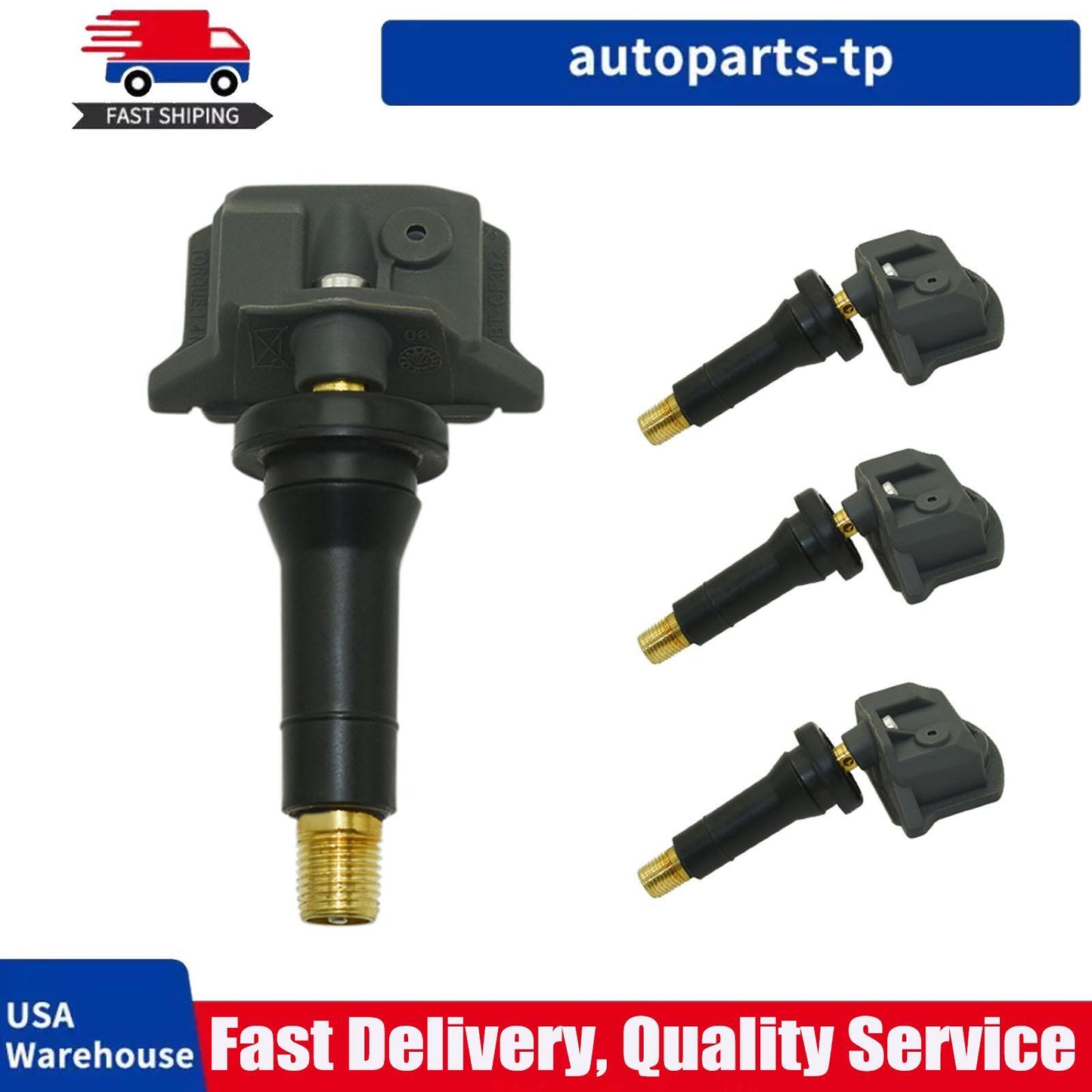 4PCS Tire Pressure Sensor for Nissan Frontier Altima Leaf 2018-2023 40700-6UA0A