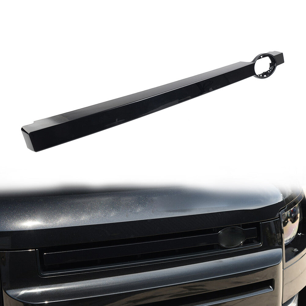 Front Bumper Grille Badge Strip Cover Trim for Land Rover for Defender 90 110 130