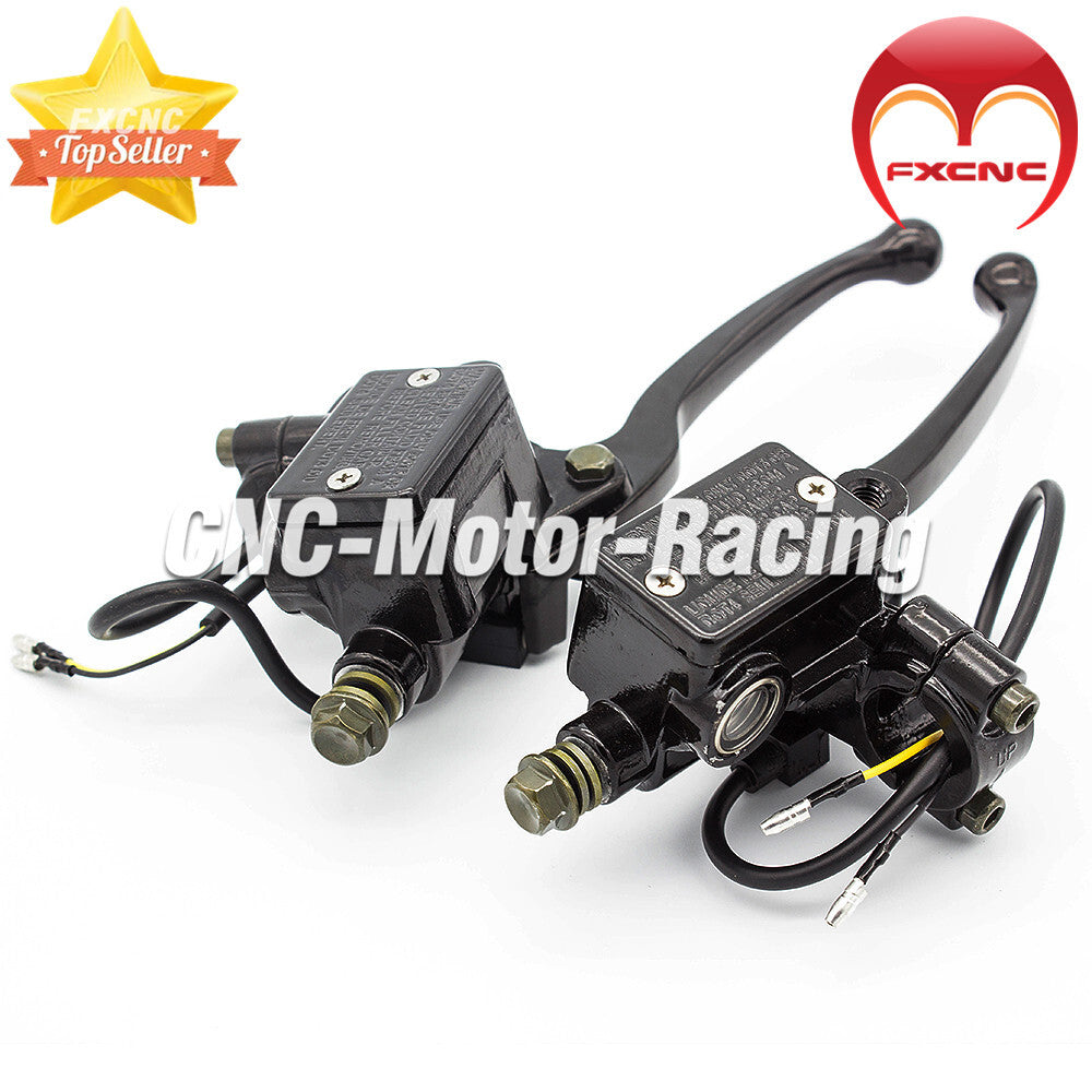 CNC hydraulic brake clutch pump master cylinder kit reservoir rod 50cc-300cc