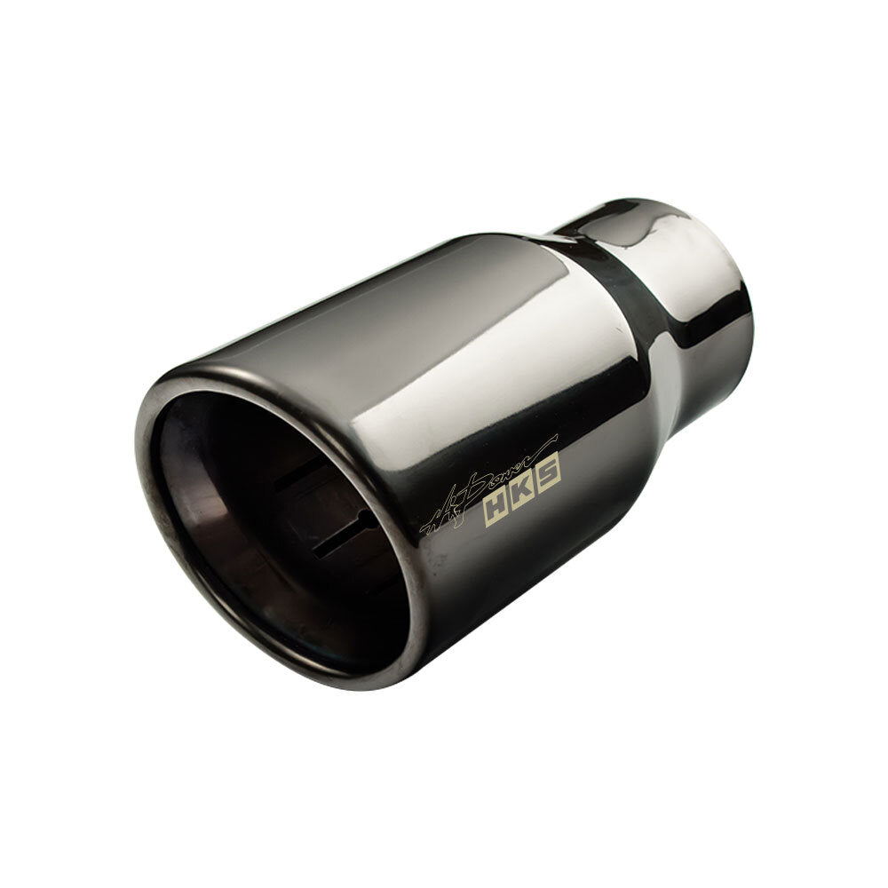 2.5'' Inlet Universal Welding Tail Tip Exhaust Tips 3.5'' OD Black 180mm Rolled