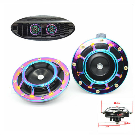 Car Electric Pump Loud Air Horn 12V 110db Super Loud Compact Electric Blast Tone