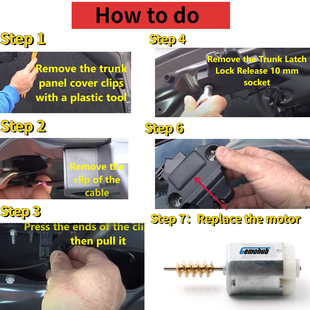 Power Trunk Lock Latch motor For 07-16 for Mercedes C-Class W204 S204 C220 C250 C350