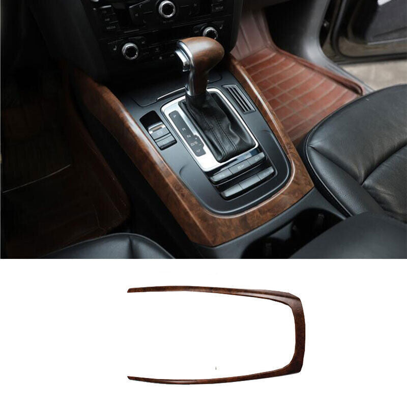 for Audi Q5 2009-2017 Peach Wood Grain Central Console Gear Shift Frame Trim 1P