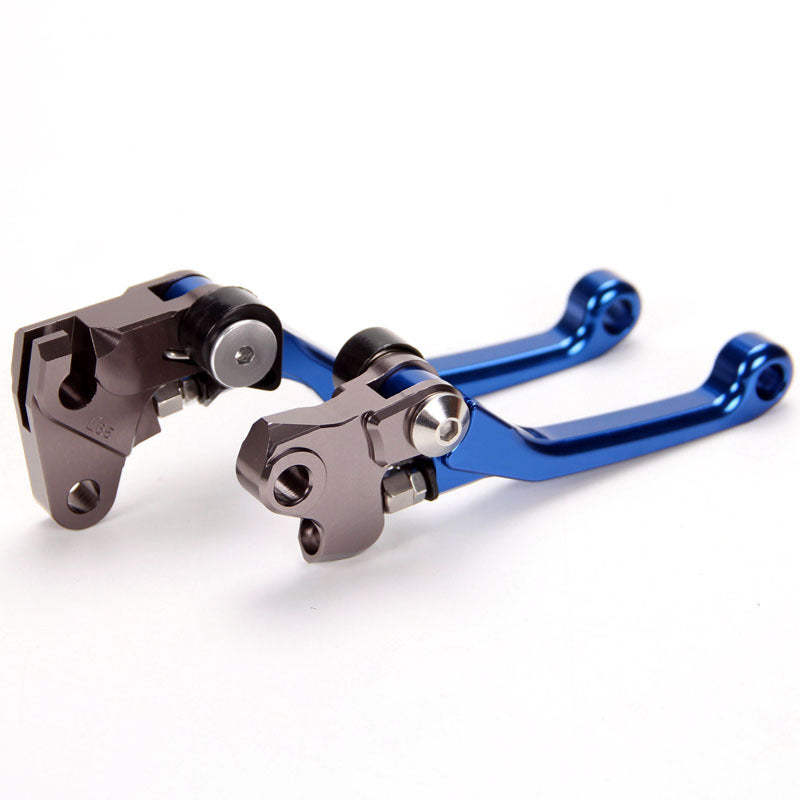 Off road Brake Clutch Levers for Yamaha YZ125 YZ250 YZ250F (2015-2022) Blue