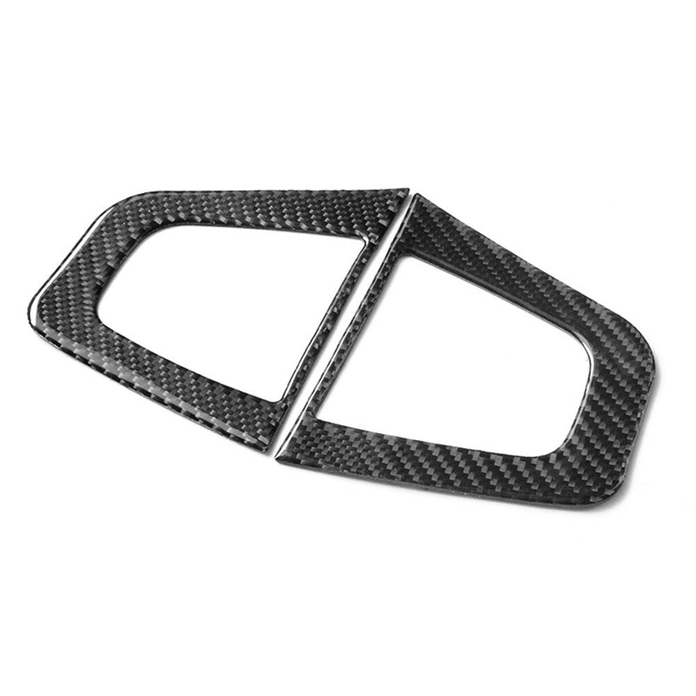 2Pcs Carbon Fiber Speaker Panel Sticker Trim Fit for Subaru Forester 2013-18