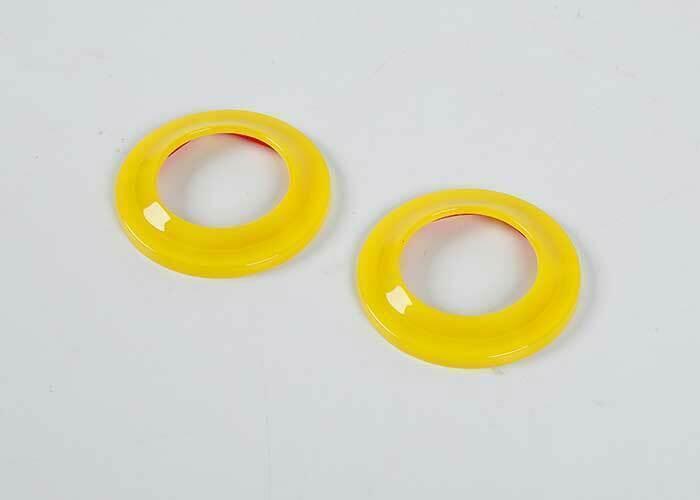 for Jeep for Wrangler JK 2014-2017 Bright Yellow Car A Pillar Horn Frame Cover Trim