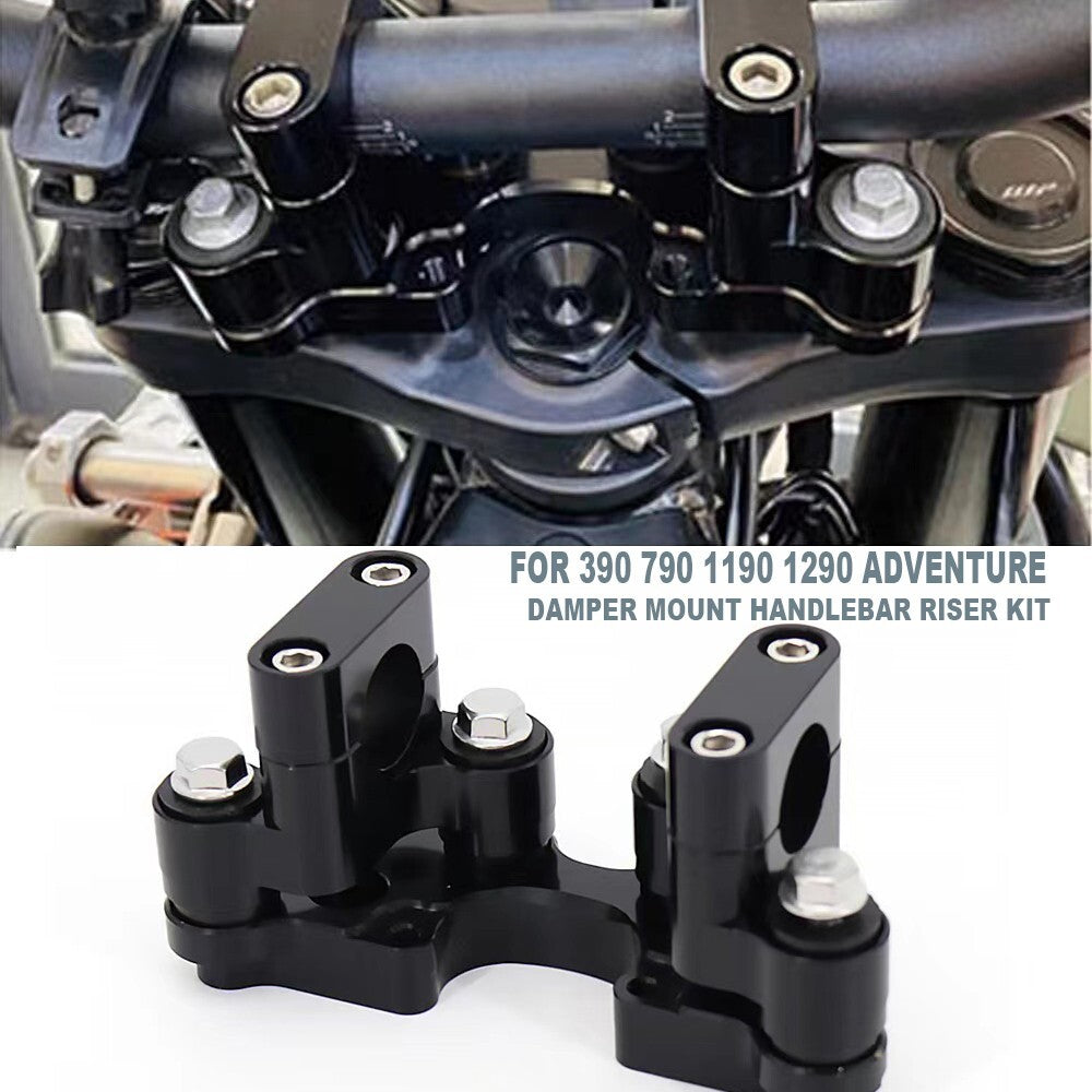 For 390 790 Adventure 19-21 Motorcycle Steering Damper Mount Handlebar Riser Kit