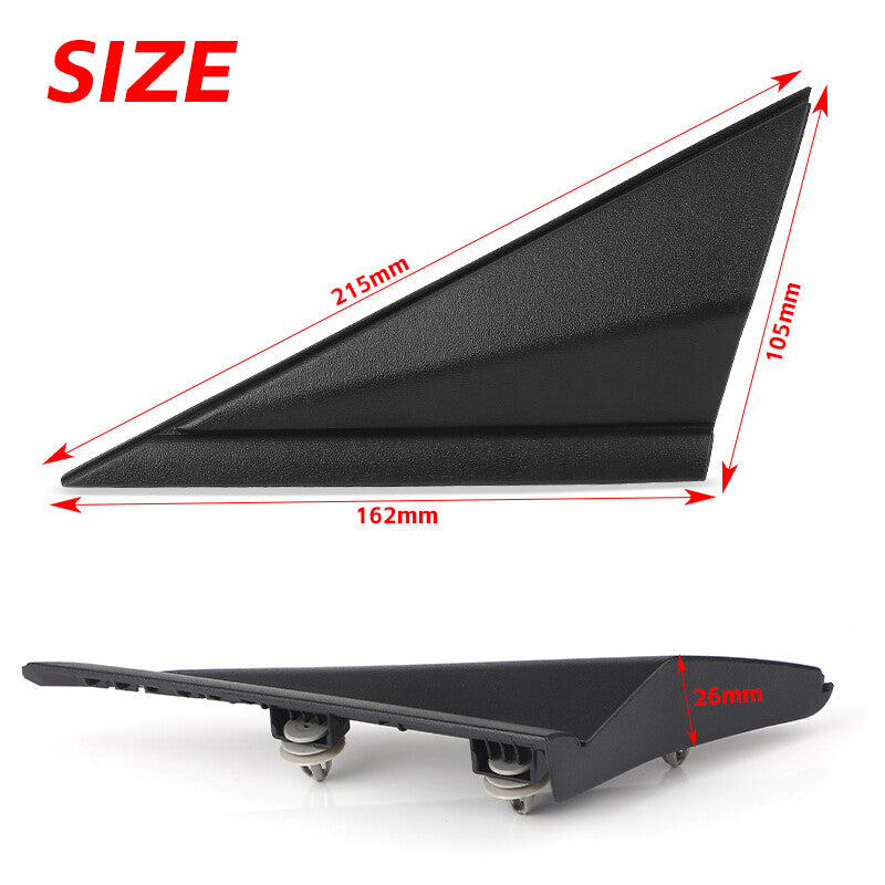 Driver Left Fender Pillar Trim Mirror Corner Molding for Hyundai for Elantra 14-16