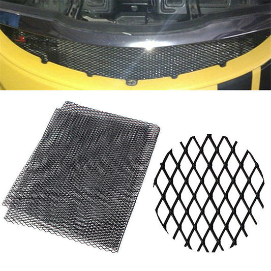 40 x 13 Aluminum Mesh Grill Cover Car Bumper Fender Hood Vent Grille Net Black