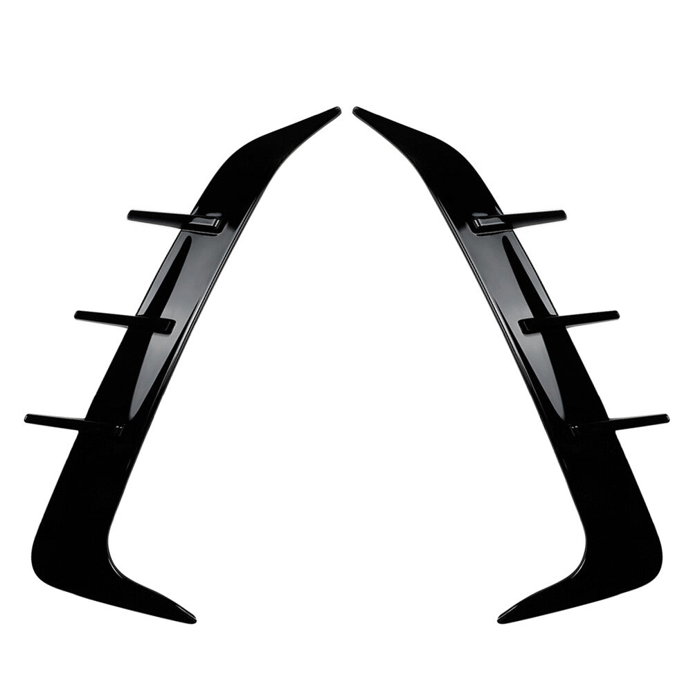 Rear Bumper Splitter Spoiler Canard Air Vent Cover Trim for BMW X6 G06 2019-2023