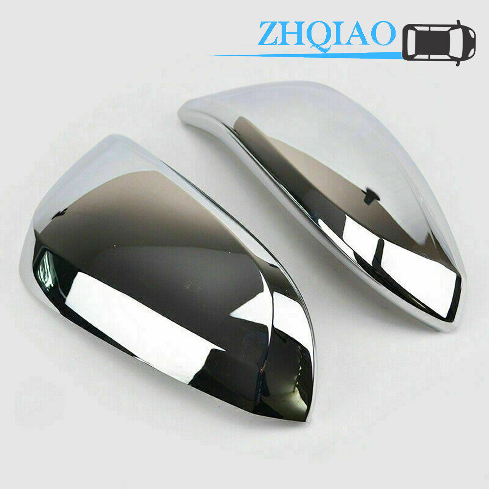 2PCS ABS Chrome Rear View Side Mirror Cover Trim Fit for Toyota Highlander 2014-2019